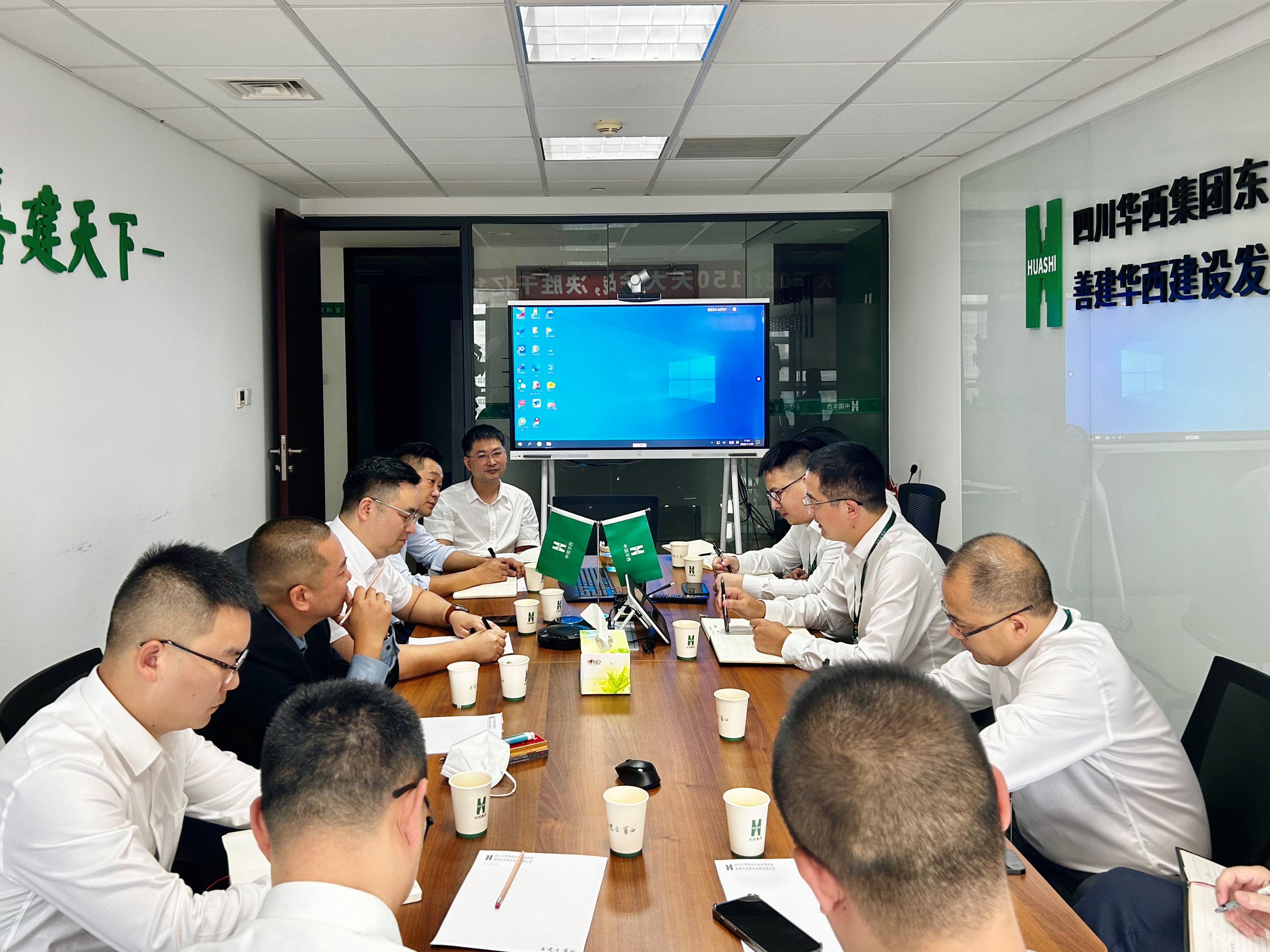 并肩携手，共谋发展——金年会中国jinnian与四川六建开展业务交流